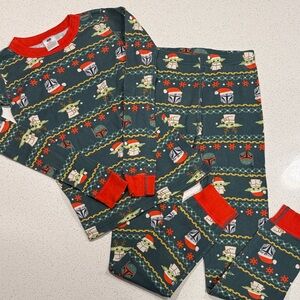 Star Wars Kids Pajama Set - Green and Red